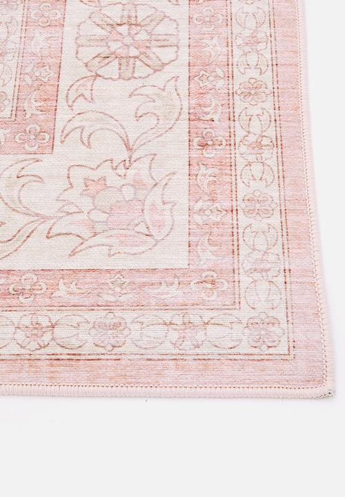Sixth Floor - Brisbane Ysella Floral Rug Dusty Pink