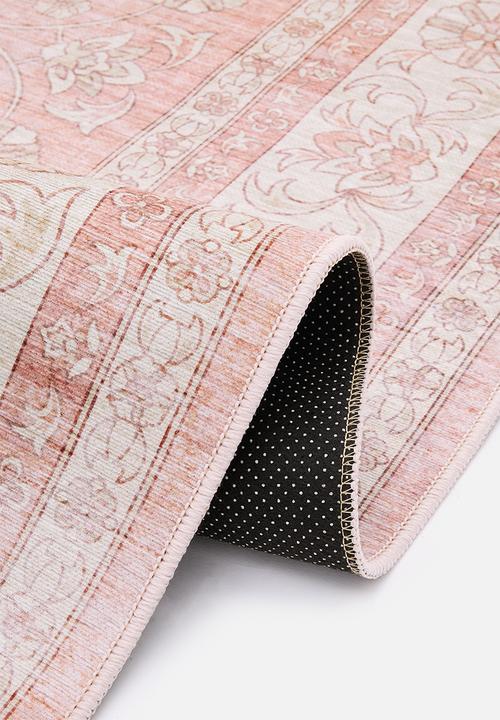 Sixth Floor - Brisbane Ysella Floral Rug Dusty Pink