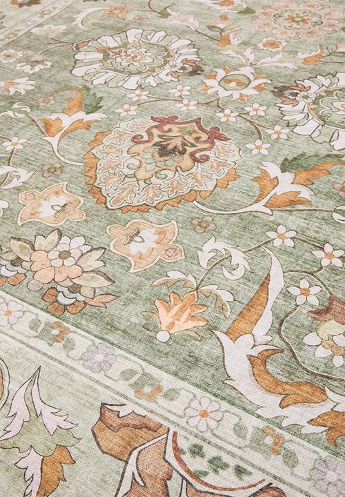 Sixth Floor - Brisbane Azura Floral Rug Fatigue