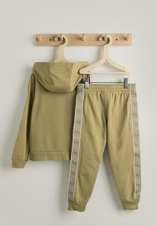 Nike hooded full-zip propus taping set - parachute beige