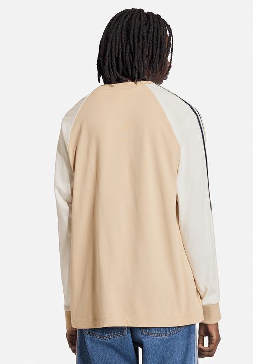 adidas Originals - Britcore LS Cali T-Shirt - Stone/White