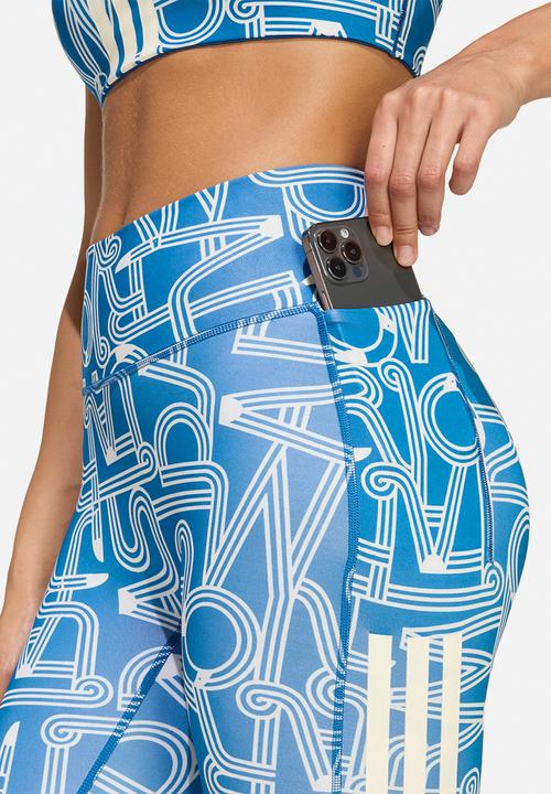adidas Performance - Farm Leggings - Blue
