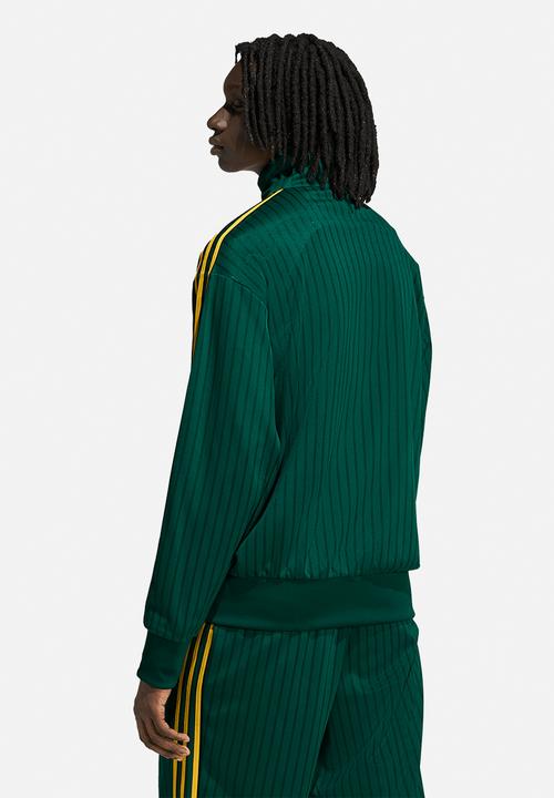 adidas Originals - Firebird Loose Pinstripe Track Top- Collegiate Green