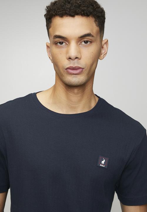 POLO - Khethiwe Sport Ss Rib Tee - Navy