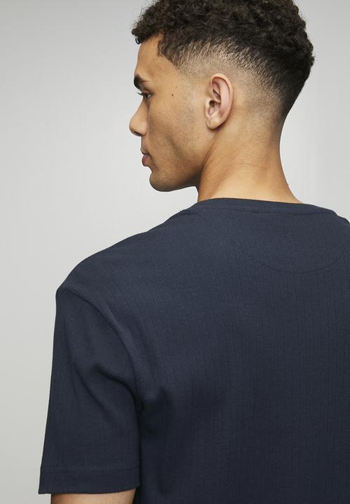 POLO - Khethiwe Sport Ss Rib Tee - Navy