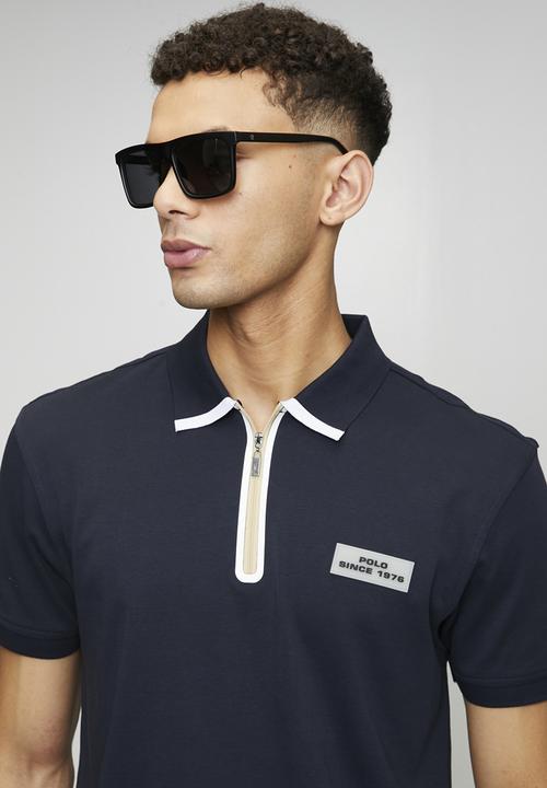 POLO - Kenneth Sport Ss Heat Sealed Golfer - Navy