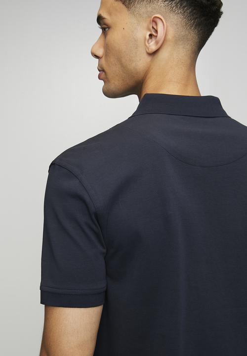 POLO - Kenneth Sport Ss Heat Sealed Golfer - Navy