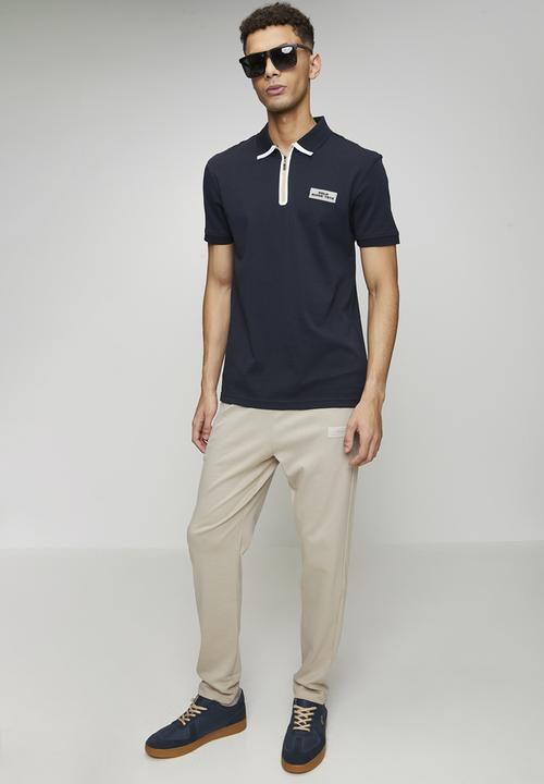 POLO - Kenneth Sport Ss Heat Sealed Golfer - Navy