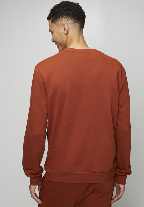 POLO - Aakil Essential Fleece Sweater - Rust