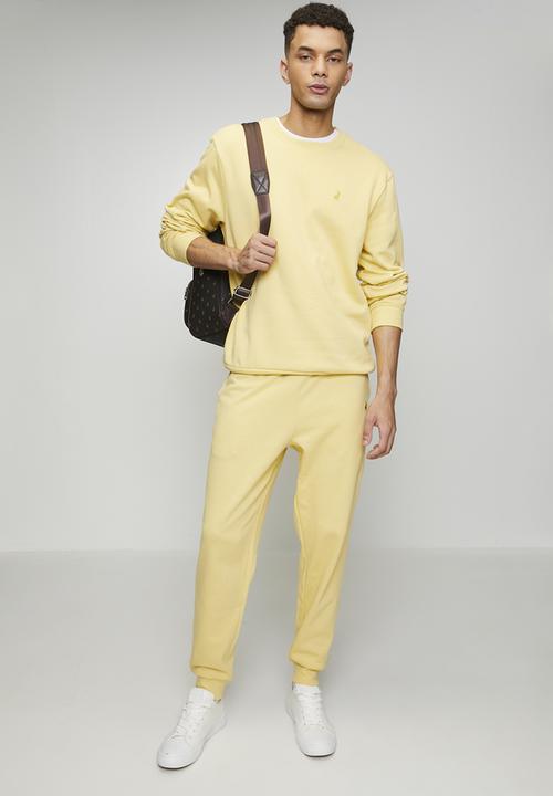 POLO - Aakil Essential Fleece Sweater - Yellow