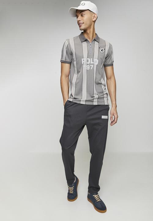 POLO - Thembeka Sport Ribbed Jogger - Charcoal