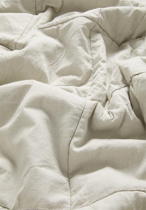 Sixth Floor - Cotton Stone Washed Quilt Natural