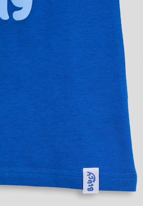 Pop Candy - Bluey and Bingo tee - blue