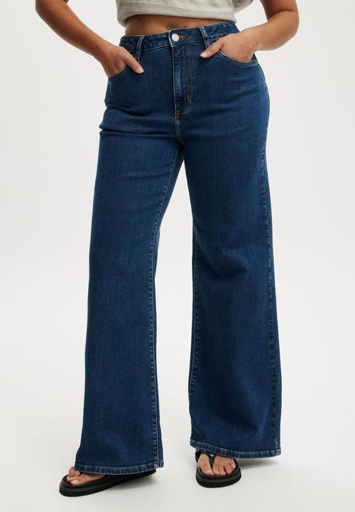 新品未使用　pois ポア curve denim 36 Curvy stretch wide jean - gemini blue pocket