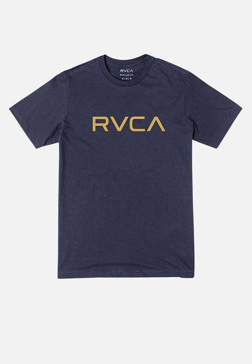 RVCA - Big Rvca Short sleeve Tee - Navy Gold Logo