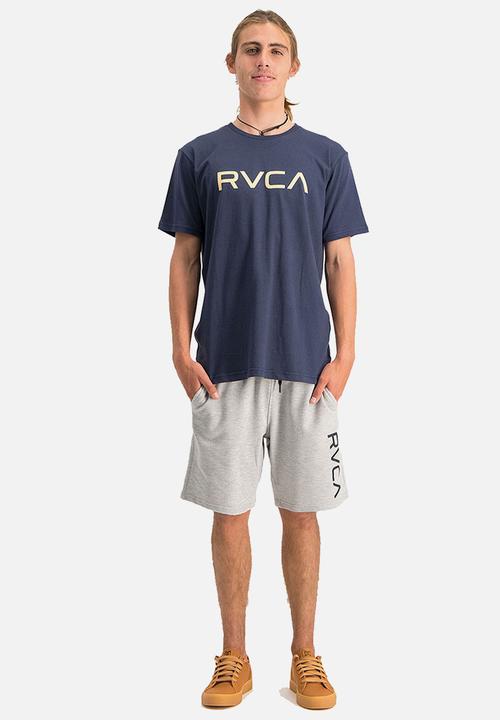 RVCA - Big Rvca Short sleeve Tee - Navy Gold Logo