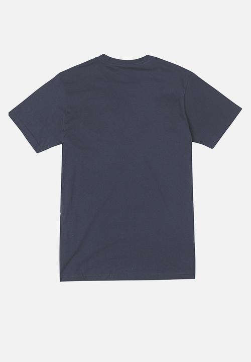 RVCA - Big Rvca Short sleeve Tee - Navy Gold Logo