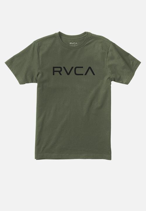RVCA - BIG RVCA SS TEE -  OLIVE