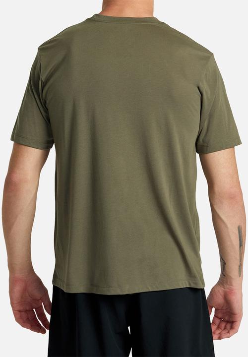 RVCA - BIG RVCA SS TEE -  OLIVE