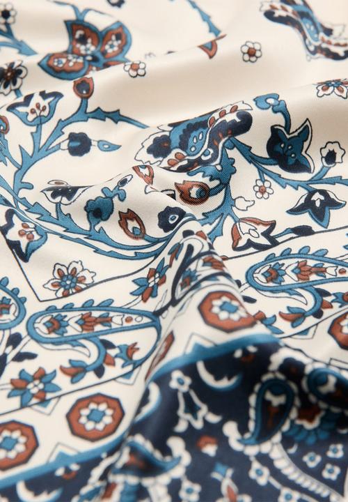 MANGO - Hojas neckerchief - navy