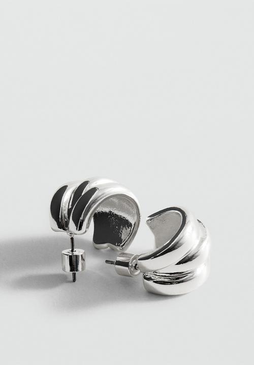 MANGO - Federica earrings - silver