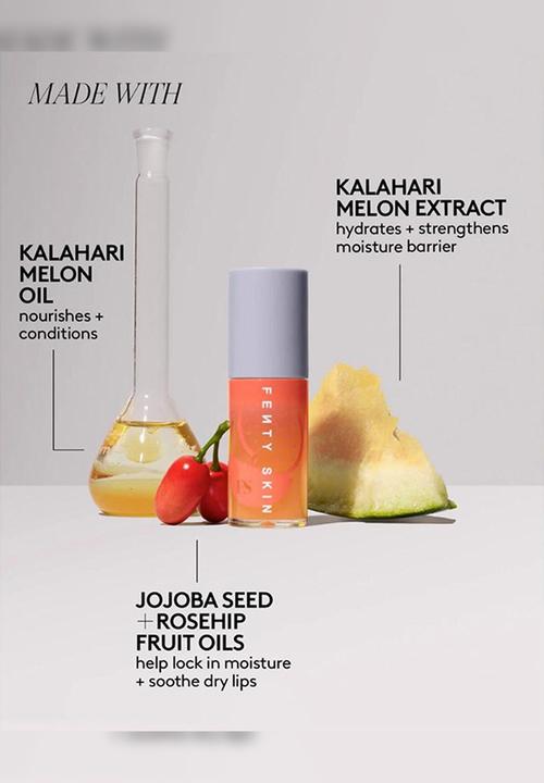 Fenty Beauty - Treatz Hydrating + Strengthening Lip Oil - Melon