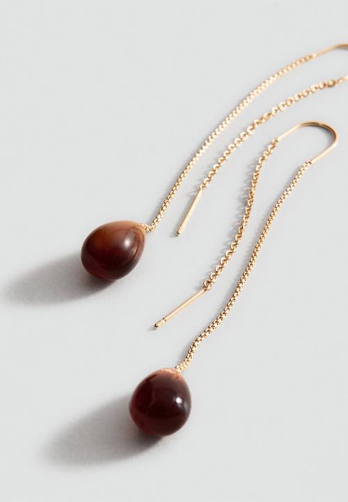 MANGO - Frida earrings - gold