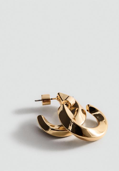 MANGO - Fede earrings - gold