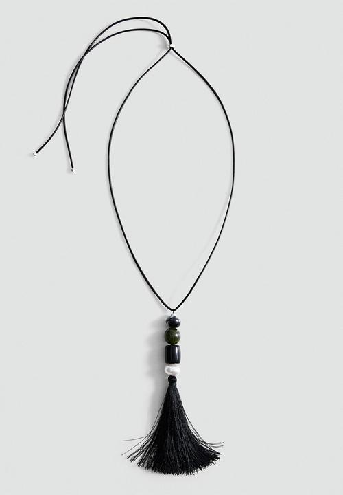 MANGO - Fabian necklace - silver