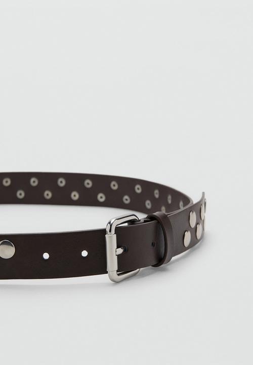 MANGO - Belt Nuno - Dark Brown