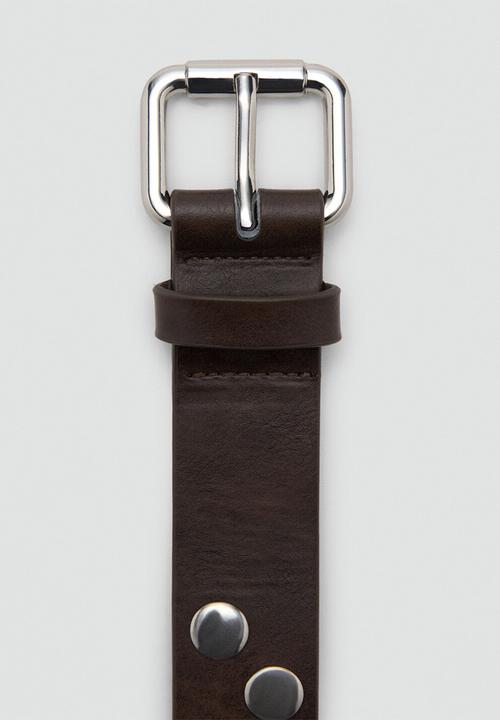 MANGO - Belt Nuno - Dark Brown