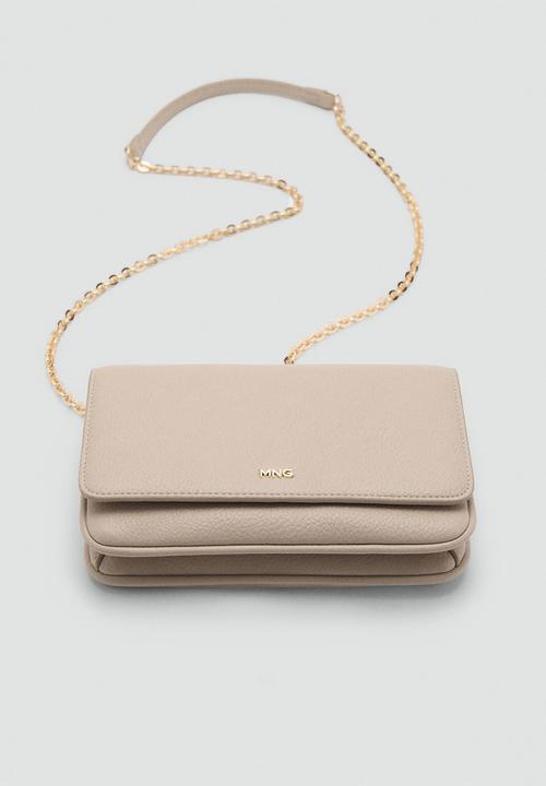 MANGO - Corina crossbody bag - natural