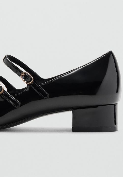 MANGO - Paralel mary-jane heel - black