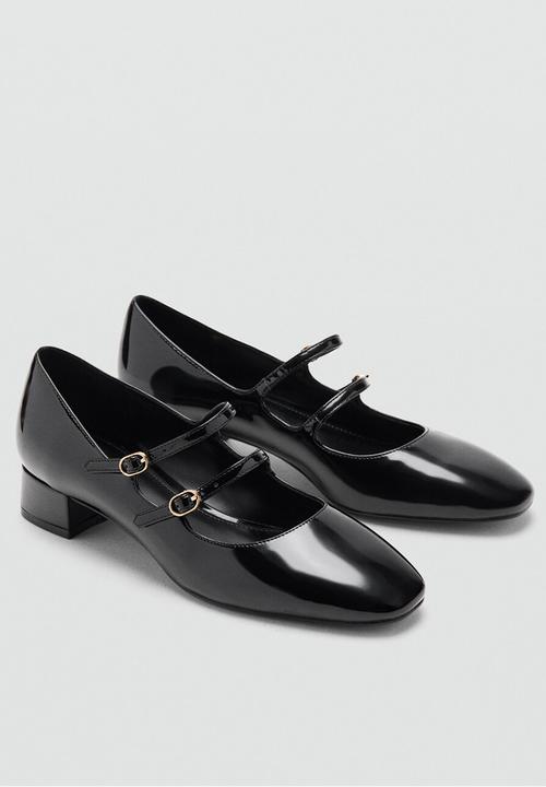 MANGO - Paralel mary-jane heel - black