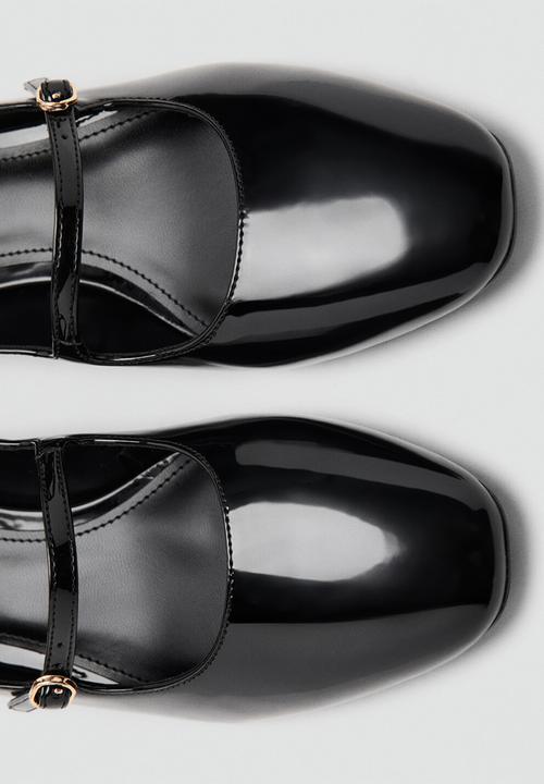 MANGO - Paralel mary-jane heel - black