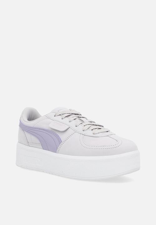 PUMA - Palermo Elevata Glossy Wns - Lavender Pop-PUMA White