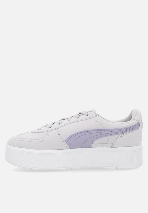 PUMA - Palermo Elevata Glossy Wns - Lavender Pop-PUMA White