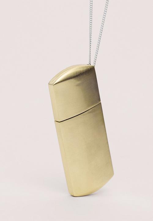 MANGO - Light necklace - silver/gold