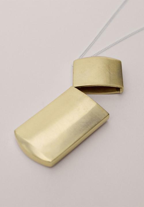 MANGO - Light necklace - silver/gold