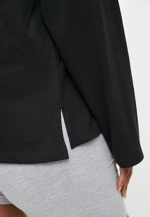 Cotton On - Plus Long Sleeve Crew - Black