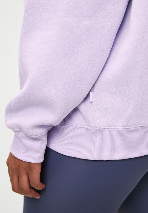 Cotton On - Plus Plush Crew Sweatshirt - Pastel Lilac