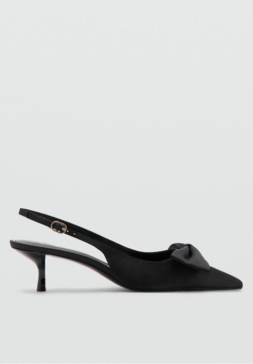 MANGO - Zalo slingback heel - black