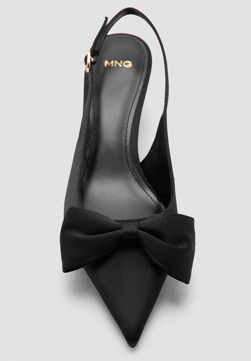 MANGO - Zalo slingback heel - black