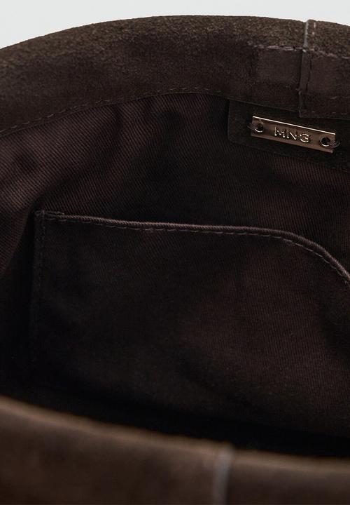 MANGO - Paulo handbag - dark brown