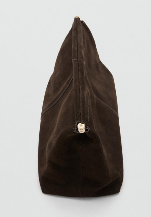 MANGO - Paulo handbag - dark brown