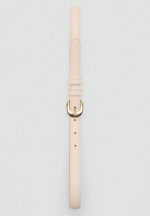 MANGO - Belt Nicola - Light Beige