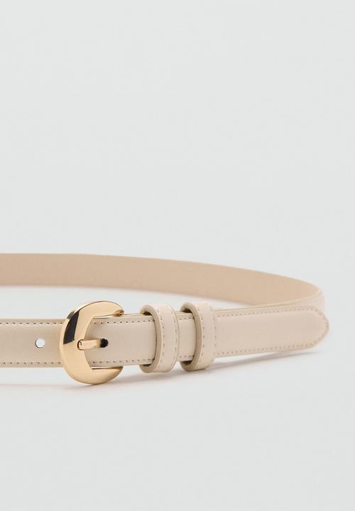 MANGO - Belt Nicola - Light Beige