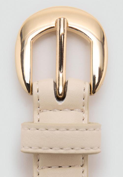 MANGO - Belt Nicola - Light Beige