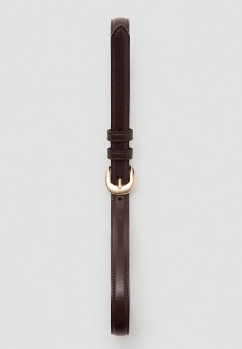 MANGO - Belt Nicola - Dark Brown