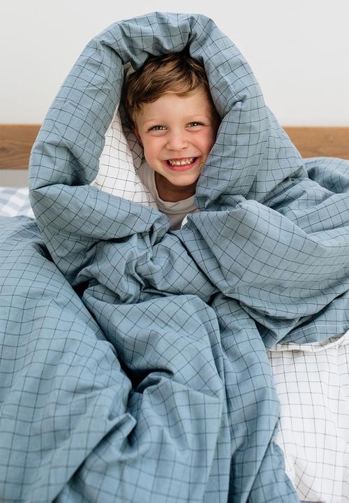 Phlo Studio - Ocean Washed Cotton Duvet Set - Blue
